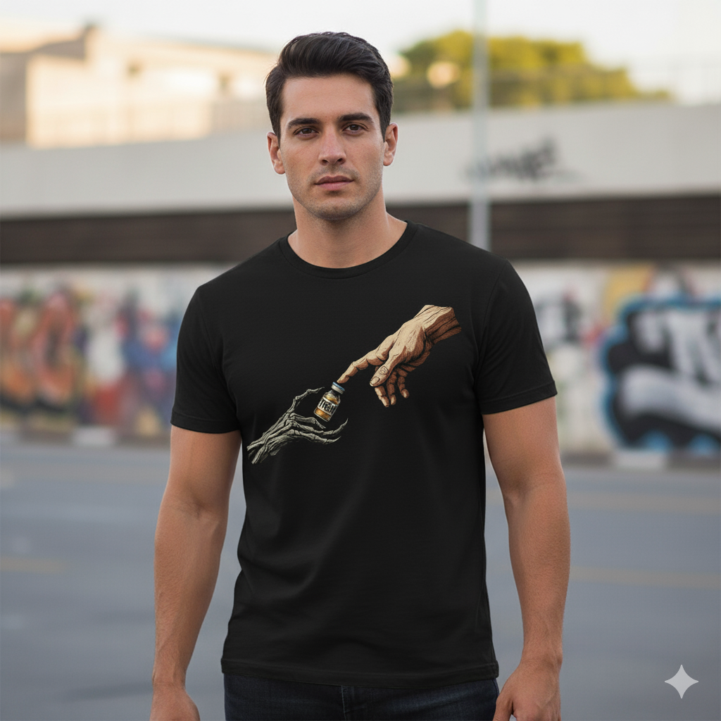 The 'Tren Anabolic' Tee: Premium 180 GSM Cotton T-Shirt