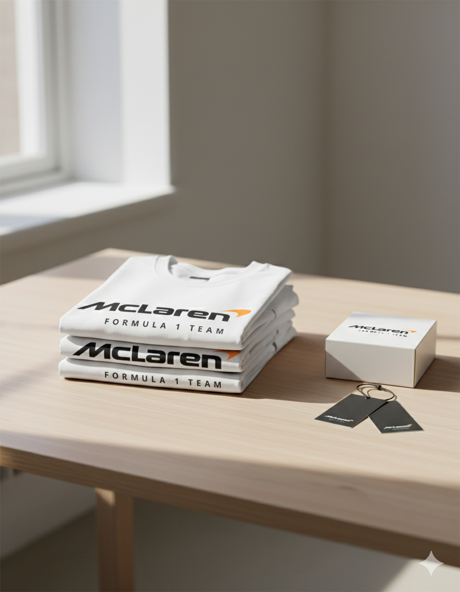 McLaren F1 Team Spirit Tee: Premium 180 GSM Cotton