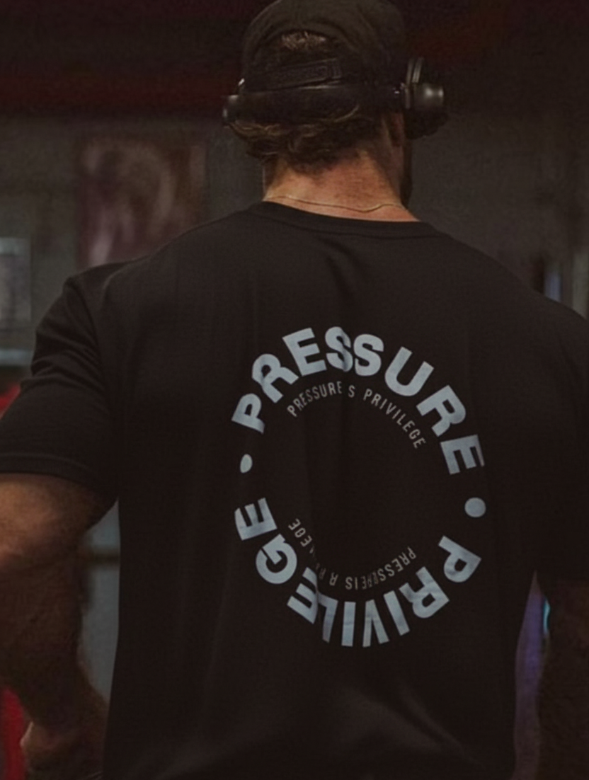 The "Pressure is a Privilege" Oversized Terry Tee