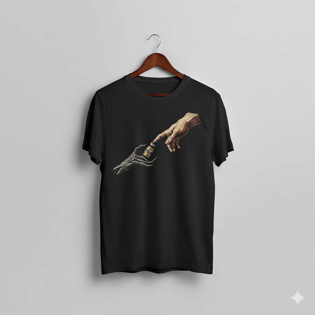 The 'Tren Anabolic' Tee: Premium 180 GSM Cotton T-Shirt