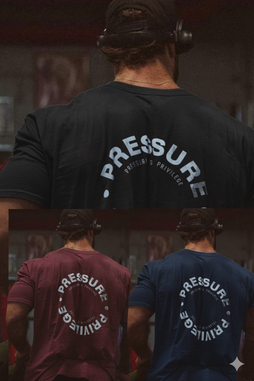 The "Pressure is a Privilege" Oversized Terry Tee