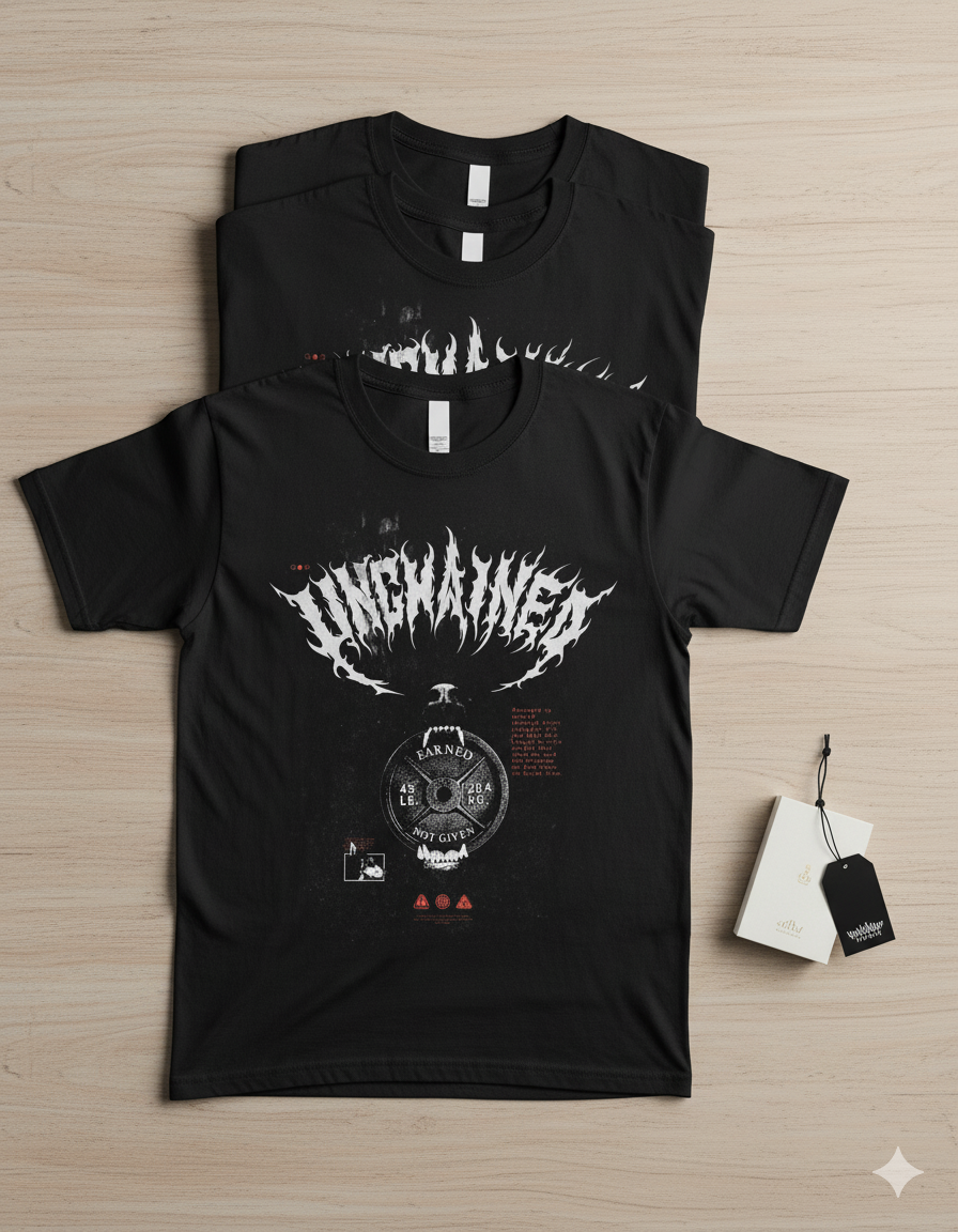 Unleashed Strength: UNCHAINED Bull Graphic Tee