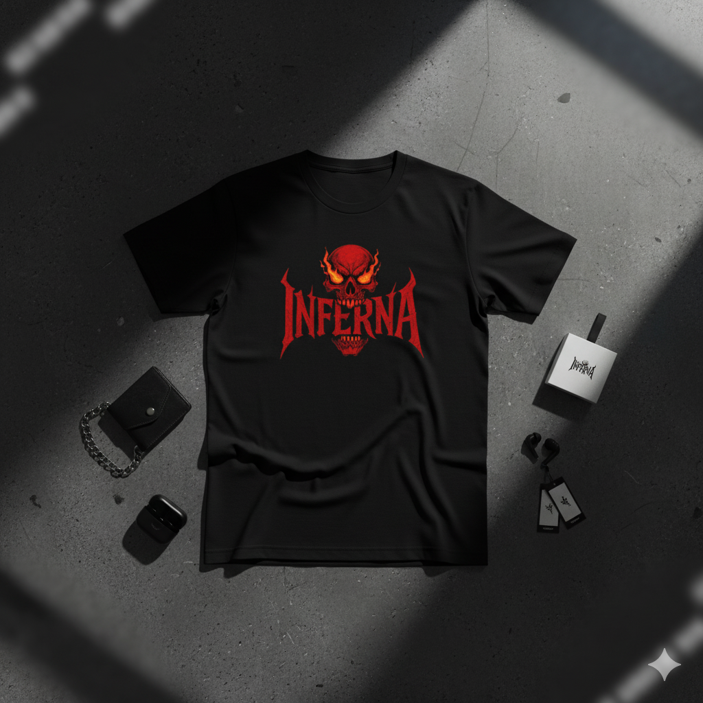 INFERNA: The Fire Within Premium 180 GSM Cotton Tee
