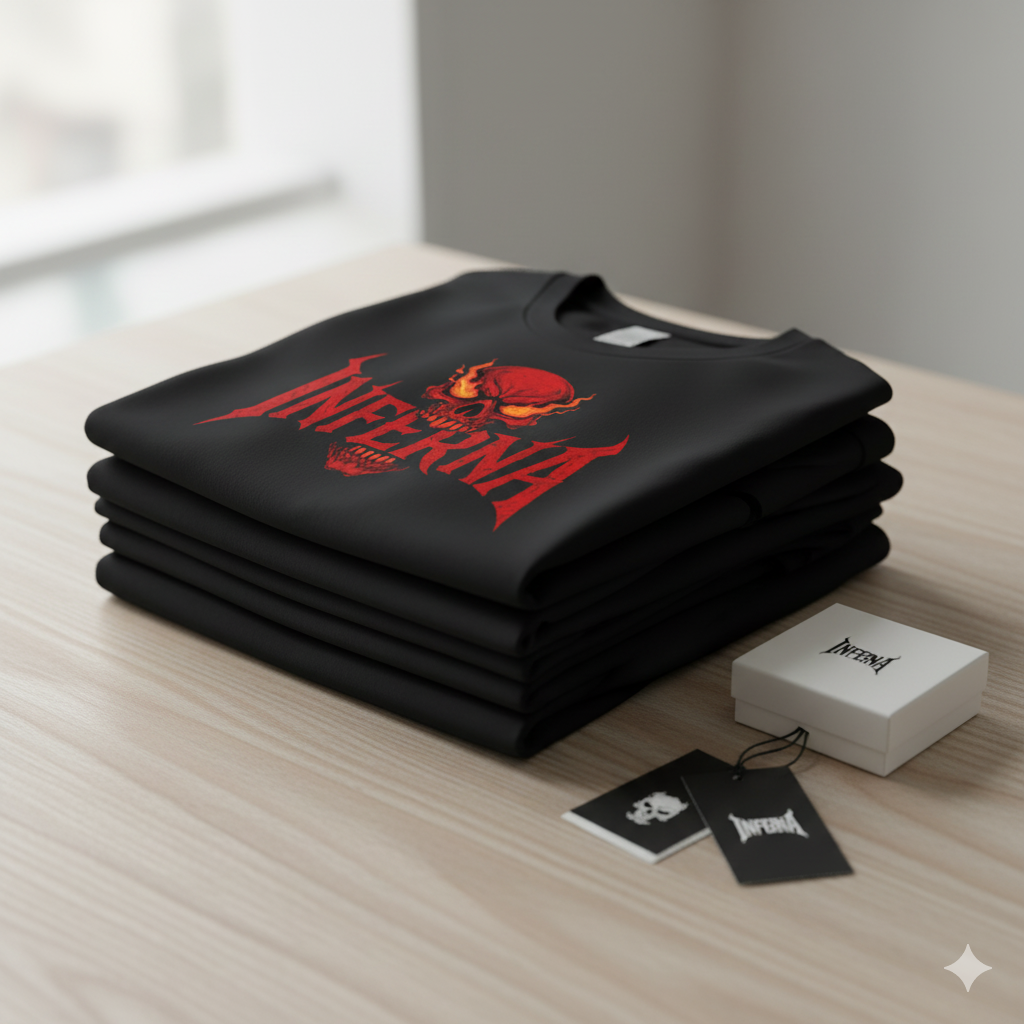 INFERNA: The Fire Within Premium 180 GSM Cotton Tee