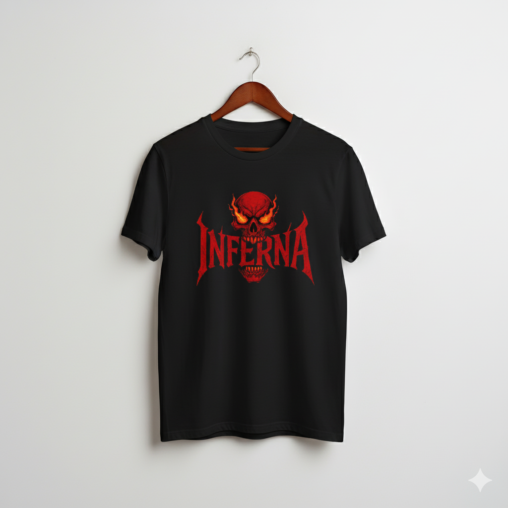 INFERNA: The Fire Within Premium 180 GSM Cotton Tee
